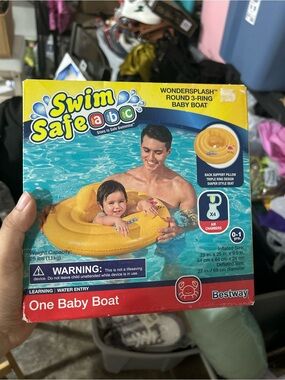Swim Safe ABC One Baby Boat - Yellow